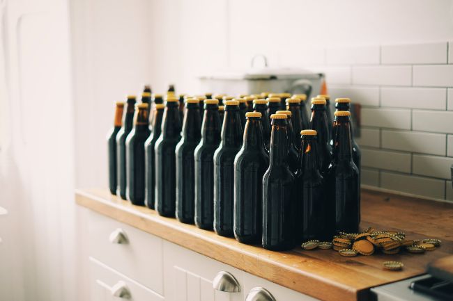 Beer In Sealed Bottles.
