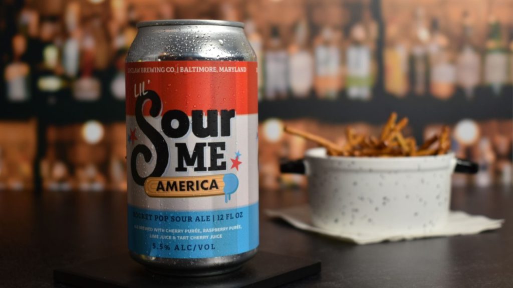 A Chilled Can Of Sour Me Ale.