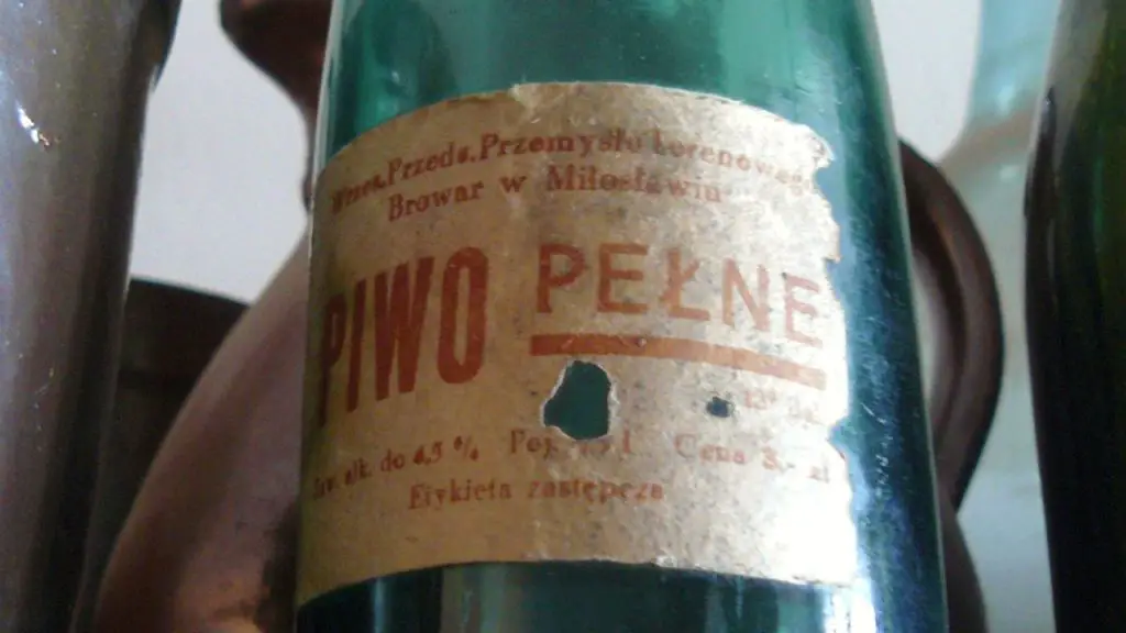 Polish Beer Bottle.
