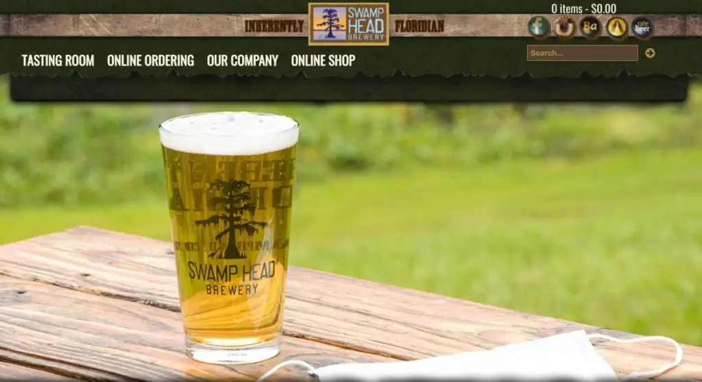 The Swamp Head Brewery Website.