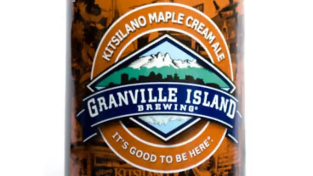 A Bottle Of Kitsilano Maple Cream Ale.