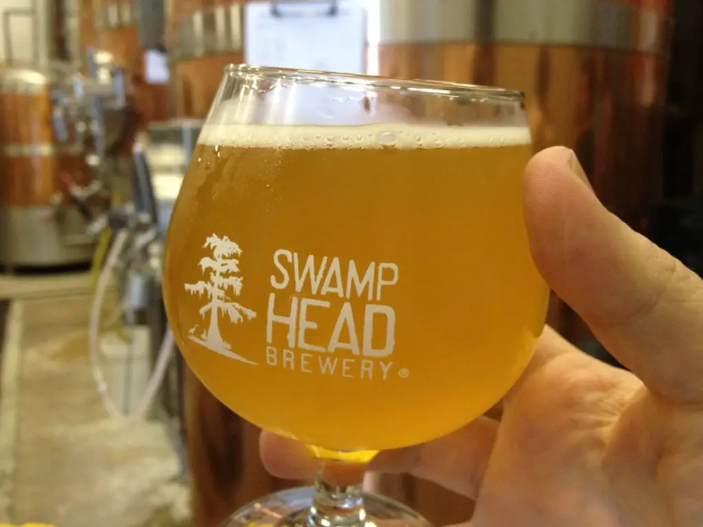 Swamp Head Brewery Beer. 