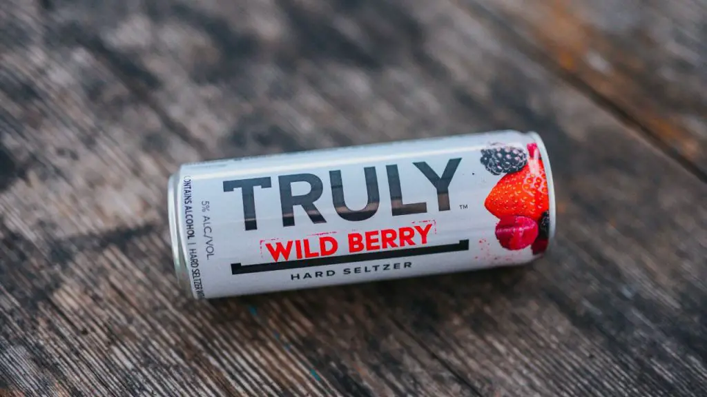 Truly Wild Berry Hard Seltzer.